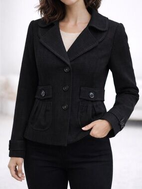 ✨ Anne Klein Black Women’s Blazer | Classic Tailored Chic ✨